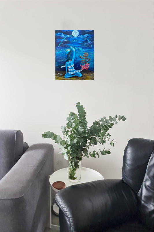 A Breath of Expectation - Original Acrylic on Canvas
