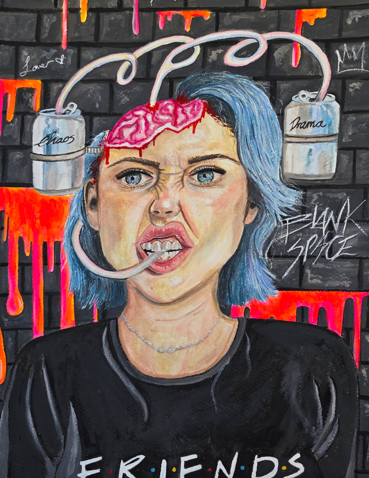 The One With The Chaotic Friend - Art Print