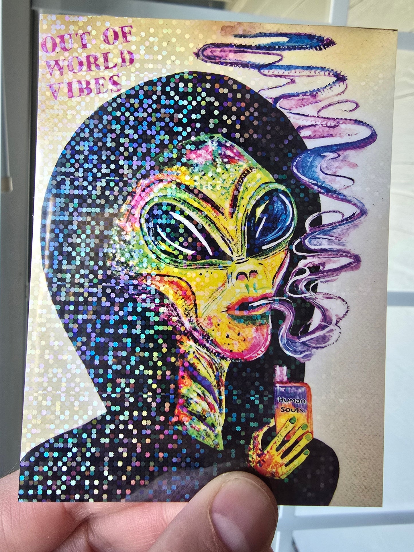 Vaping Alien (Holographic)