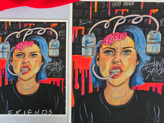 The One With The Chaotic Friend - Art Print