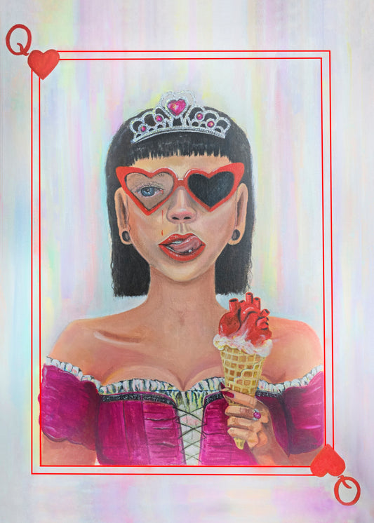 Queen of Broken Hearts - Art Print