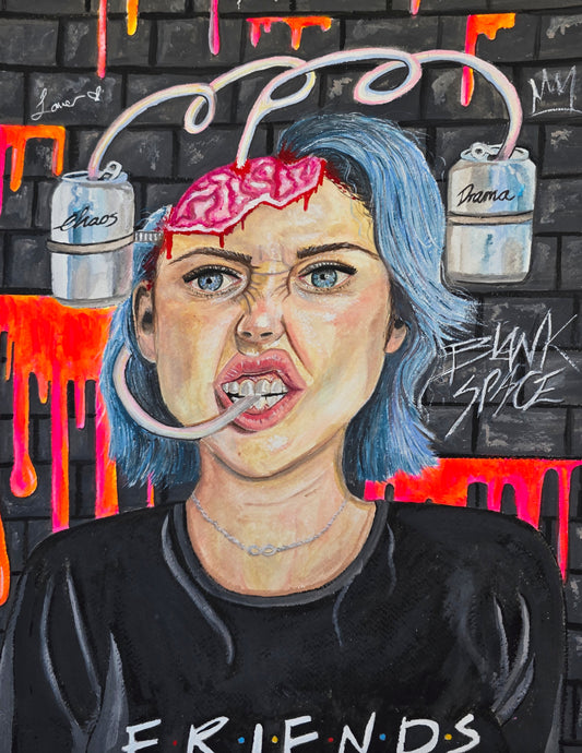 The One With The Chaotic Friend - Art Print